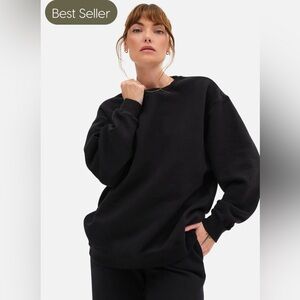 NWOT- Mate the Label Oversized Organic Fleece Sweatshirt